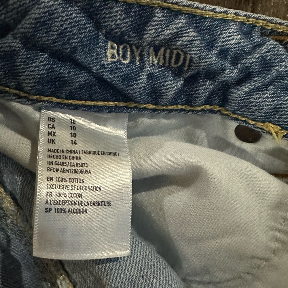 American Eagle Outfitters Light Blue Jean Shorts - Picture 10 of 10